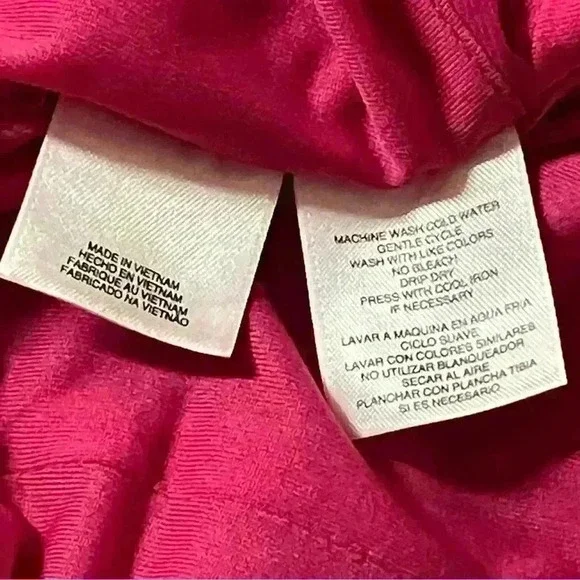 Magenta Cocktail Bridesmaid Hoco V Neck Dress. Size 2. NWOT. Black Label. - Picture 9 of 9
